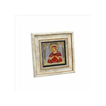 Meryem Görseli Baskılı Taş Tablo 20x20