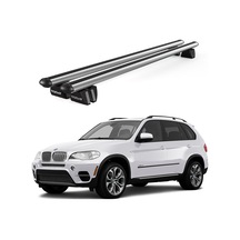 Pençe Bmw X5 E70 2007-2013 Uyumlu Gri Ara Atkı Port Bagaj Tavan Barı