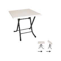Beymobilya Klasik Katlanır Werzalit Kare Tabla Masa (70X70) (532599202)