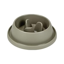 Köpek Yavaş Besleme Mama Kabı, Bambu, Kahve, 31,5cm, 2l