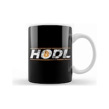 Vintage Hodl Bitcoin Crypto Hold Btc Distressed Kupa Bardak Porselen Karışık