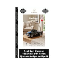 Özel Seri Kamyon Tasarımlı D44 Siyah Eğlence Radyo Hediyelik