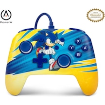 Nintendo Switch Kablolu Oyun Kolu Lisanslı Sonic Boost Edition Powera Oled,switch 2