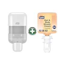 Tork Mini S5 Sabun Ve Dezenfektan Dispenseri Beyaz + 525 Ml Şampuan Hediyeli