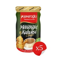 Şekeroğlu Sıvı Menengiç Kahvesi 5 X 600 Gr Geleneksel