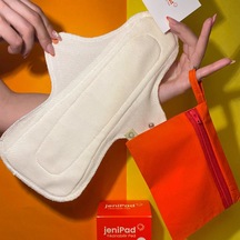 Jenipad Yıkanabilir Lohusa & İdrar Kaçırma Pedi Beyaz