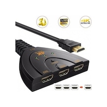 4K Hdmi Switch Çoklayıcı Çoğaltıcı 3 Port Ultra Hd