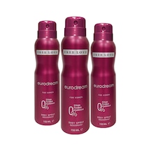 Free Love Eurodream Kadın Deodorant 3 x 150 ML