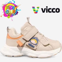 Vicco Flika Ortopedik Çocuk Spor Ayakkabı Bej