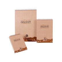 Keskin Color Bloknot Dekokraft Spiralli Kareli 100 Yp A4 144002-99 Diğer