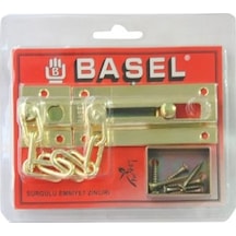 Beşel Sürgülü Emniyet Zinciri Sarı Renk