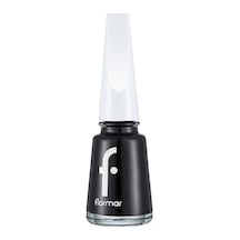 Flormar Nail Enamel Uzun Süre Kalıcı Besleyici Oje - 313 Black Minimalism - 8 Adet Tarı