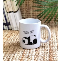 Hug Me Tasarımlı Kupa Beyaz - Çok Renkli