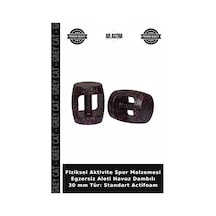 Fiziksel Aktivite Spor Malzemesi Egzersiz Aleti Havuz Dambılı 30 Mm Tür: Standart Actifoam Siyah - Pembe
