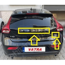 V40 1.6 T3 Premium 2013 Uyumlu Volvo Ve T3 Bagaj Yazısı Seti