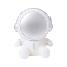 Cbtx Yaratıcı Karikatür Astronot Cep Telefonu Tutucu Masaüstü Cep Telefonu Braketi Standı Ev Dekor - Beyaz