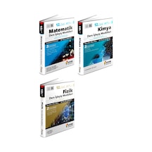 Aydın 2024 12. Sınıf Matematik + Fizik + Kimya Ders İşleyiş Modülleri 3 Kitap