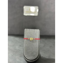 Baykal Kuyumculuk 14 Ayar Altın Harf Bileklik B Harfi 0.35 Gr.