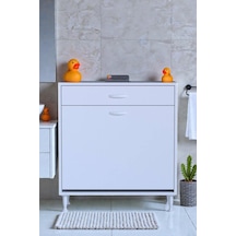 Eliusta Asil 80 Cm Kirli Çamaşır Sepetli Banyo Dolabı 1 Çekmeceli Mutfak Çok Amaçlı Dolap 80x88x32,5 Cm Beyaz Eliusta Asil 80 Cm Kirli Çamaşır Sepetli Banyo Dolabı 1 Çekmeceli Mutfak Çok Amaçlı Dolap 80x88x32,5 Cm Beyaz