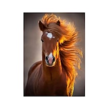 Kahve Katana Çerçevesiz 50x65 Sayılarla Boyama Hobi Seti