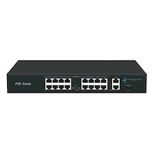 Ods 16port Poe 200w 1-sfp 10/100 Yönetilemez Switch 08ods-16p2u1s-200