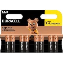 Duracell Basic 8'Li AA Kalem Pil