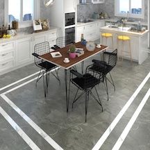 Knsz masa sandalye takımı hem75mazlum cvzsyh 100*070 klç 4 sandalye syhsyh kolçaklı