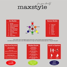 Maxstyle Sps303 Argan Ve Keratin 2025/05.35 Bitter Çikolata 60 Ml 5 Adet Saç Boyası Oksidansız