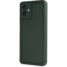 Samsung Uyumlu Galaxy A06 Kılıf Viera Silikon Koyu Yeşil/