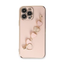 Apple Uyumlu   iPhone 14 Pro Max Kılıf Esila Silikon - Pudra
