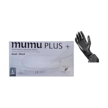 Siyah Nitril Eldiven 100 Lük Larç L 15 Paket - 928148841