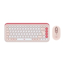 Logitech Pop Icon Kablosuz Bluetooth Sessiz Q Klavye ve Mouse Seti
