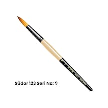 Südor 123 Seri Sentetik Yuvarlak Uçlu Fırça No 9