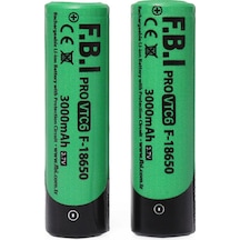 Vtc6 18650 3.7v 3000mah 30a Li-ion Şarjlı Pil + Pil Taşıma Kutusu 2'li Set
