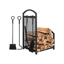 Somıneco 5 Li Ithal Metal Odunluklu Tel Detaylı Şömine-soba Maşa Takımı Aksesuar Seti Ss-0012 Sku: Mırstk33edd2c5d5