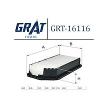Grat 16116 Hava Filtresi- Hyundai: İ30 2012- 1.6 Crdı Diz