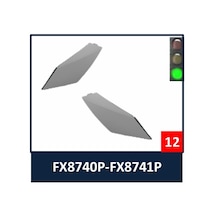 Shark Oxo Kask Camı Kenar Kapak Mat Siyah/ Fx8740/8741 Renkli