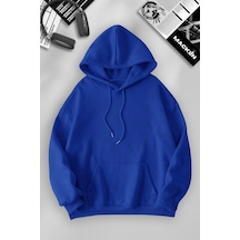 Macklin Sevgili Çift Kombin Mcqueen Ve Sally Baskılı Yılbaşı Özel Tasarım Kapüşonlu Sweatshirt 2li Set Takım Mavi Pembe Mck1573 Çok Renkli
