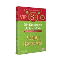 8.Sınıf VIP Din Kültürü ve Ahlak Bilgisi Soru Bankası -  Editör
