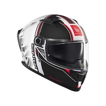 Mt Breaker Sv Charm A1 Mat Kapalı Kask Siyah - Beyaz
