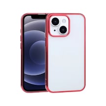 İphone 13 6.1inç Lazer Kaplama Renkli Kenar Şeffaf Kılıf- 5775 Mh-hs6131-0908