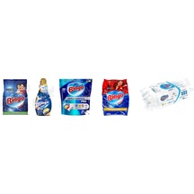 Bingo Tüm Renkler Deterjan 6 Kg+ Soft Yumuşatıcı 1440 Ml + Bulaşık Tab. 36'lı + Renkli Ler 6 Kg + Yüzey Tem. Havlusu 96'lı 5'li Set Diğer
