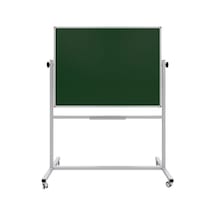 Emaye Yüzey 360 Dönerli Mobil Yazı Tahtası 90x120cm Yeşil