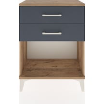 Arges Komodin 4 Çekmeceli 60x30x80 Çam-antrasit Çam