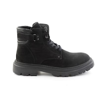 Siyah Nubuk Hakiki Deri Erkek Bot & Bootie E02396025701