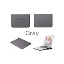 GubisiStore Gri-magicbook X15-huaweı Matebook İçin 14 S 14 D14 D 15 15.6 Dizüstü Pu Kol Çantası Huawei Honor Magicbook 14