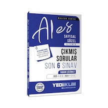 Yediiklim 2026 Ales Sayısal Sözel Yetenek Tamamı Çözümlü Son 6 Sınav Çıkmış Sorular