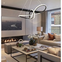 Tt002-Sy Tt Aydınlatma Papyon Modeli Mat Siyah Led Avize