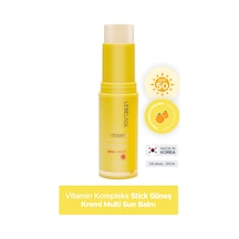 Lebelage Kuru Cilt İçin Vitamin Kompleksi Stick Güneş Koruyucu Vitamin Sun Balm SPF 50+/PA ++++.