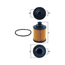 Fiat Albea Yag Filtresi 1.3 Multijet 2004-2012 Mahle Ox418d